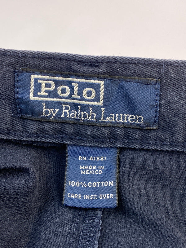 【現状渡し品】【メンズ】 POLO RALPH LAUREN ポロ・ラルフローレン 90S POLO CHINO TROUSERS 90年代 ポロ チノ トラウザーズ メンズ ボトムス チノパンツ チノパン 157-260612-em-33-min サイズ：34×32 カラー：ネイビー 万代Net店