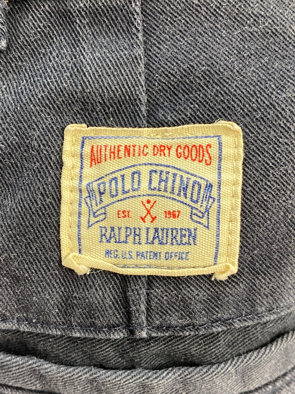 【現状渡し品】【メンズ】 POLO RALPH LAUREN ポロ・ラルフローレン 90S POLO CHINO TROUSERS 90年代 ポロ チノ トラウザーズ メンズ ボトムス チノパンツ チノパン 157-260612-em-33-min サイズ：34×32 カラー：ネイビー 万代Net店