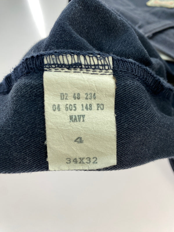 【現状渡し品】【メンズ】 POLO RALPH LAUREN ポロ・ラルフローレン 90S POLO CHINO TROUSERS 90年代 ポロ チノ トラウザーズ メンズ ボトムス チノパンツ チノパン 157-260612-em-33-min サイズ：34×32 カラー：ネイビー 万代Net店
