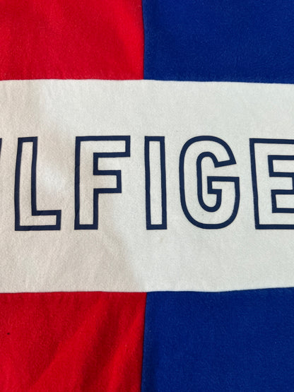 【中古品】【メンズ】 TOMMY HILFIGER トミーヒルフィガー COLORBLOCKED POPOVER HOODIE カラーブロックド ポップオーバーフーディー トップス パーカー 178-260620-kk-21-hon サイズ：XXL カラー：マルチカラー 万代Net店