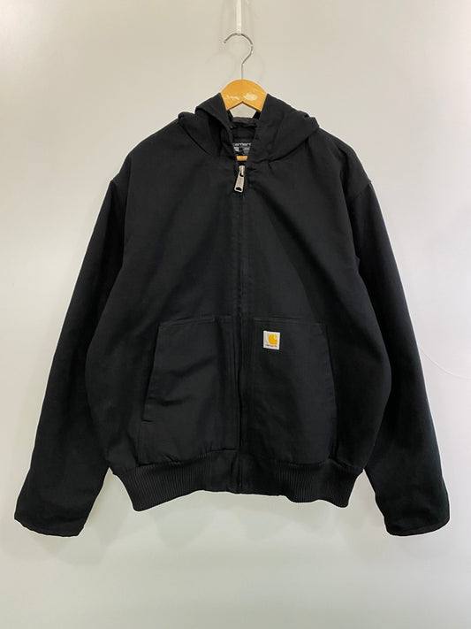 【中古品】【メンズ】 CARHARTT カーハート WASHED DUCK INSULATED ACTIVE JACKET 104050 BLK ウォッシュドダック インサレーテッドアクティブジャケット アウター 146-260602-yn-19-min サイズ：L カラー：ブラック 万代Net店