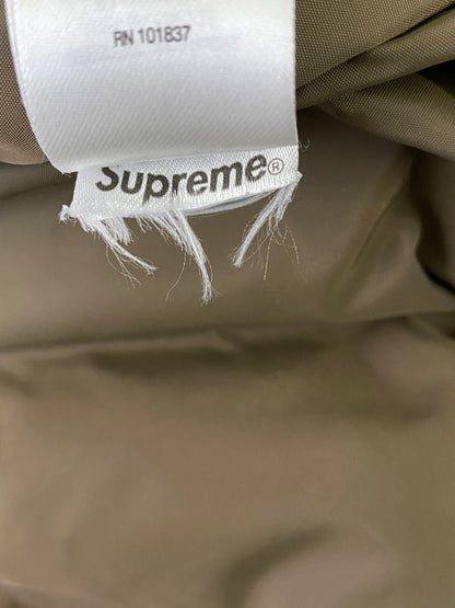 【中古品】【メンズ】 SUPREME シュプリーム × SCHOTT ショット DOWN TRUCKER JACKET ダウントラッカージャケット アウター 149-260602-yn-04-min サイズ：M カラー：ブラック 万代Net店