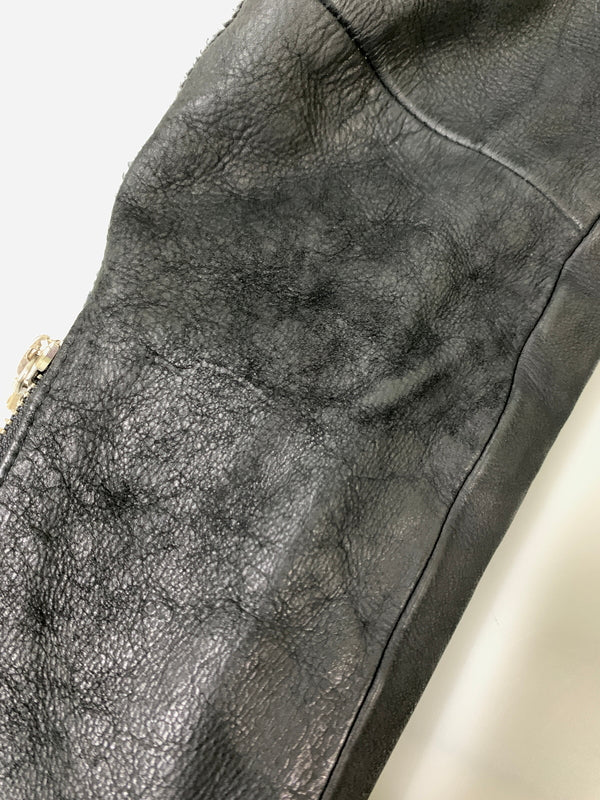 【中古品】【レディース】 TORNADO MART トルネードマート LEATHER JACKET レザー ジャケット メンズ アウター フルジップ 169-260612-em-41-min サイズ：M カラー：ブラック 万代Net店