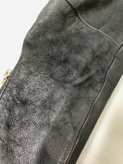 【中古品】【レディース】 TORNADO MART トルネードマート LEATHER JACKET レザー ジャケット メンズ アウター フルジップ 169-260612-em-41-min サイズ：M カラー：ブラック 万代Net店