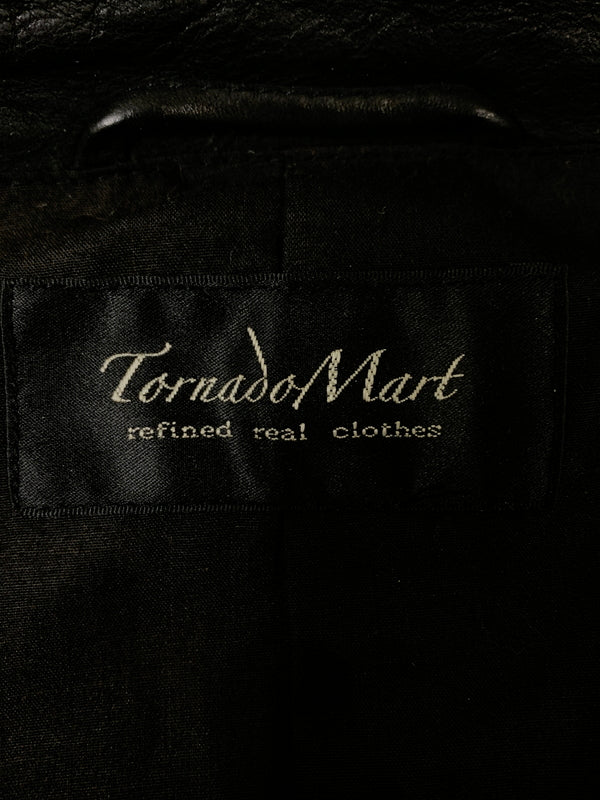 【中古品】【レディース】 TORNADO MART トルネードマート LEATHER JACKET レザー ジャケット メンズ アウター フルジップ 169-260612-em-41-min サイズ：M カラー：ブラック 万代Net店