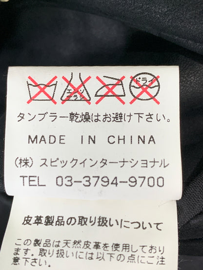 【中古品】【レディース】 TORNADO MART トルネードマート LEATHER JACKET レザー ジャケット メンズ アウター フルジップ 169-260612-em-41-min サイズ：M カラー：ブラック 万代Net店