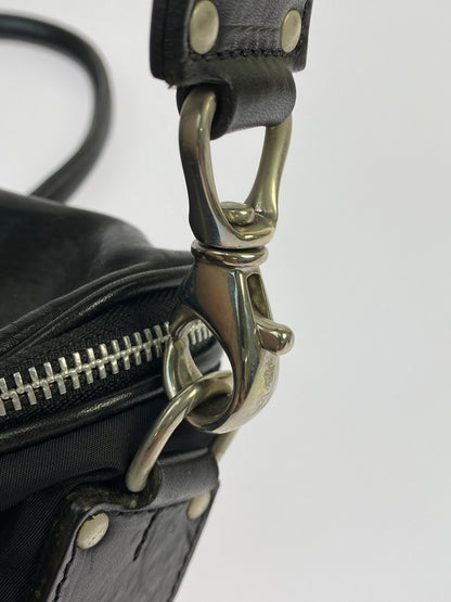 【中古品】【メンズ/レディース】 FELISI フェリージ LEATHER NYLON BAG レザー ナイロン バッグ カバン ビジネスバッグ 188-260603-em-35-min カラー：ブラック 万代Net店