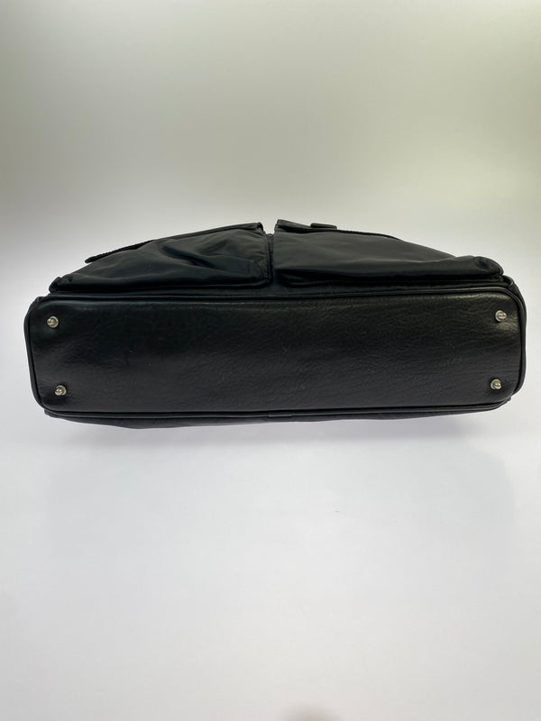 【中古品】【メンズ/レディース】 FELISI フェリージ LEATHER NYLON BAG レザー ナイロン バッグ カバン ビジネスバッグ 188-260603-em-35-min カラー：ブラック 万代Net店