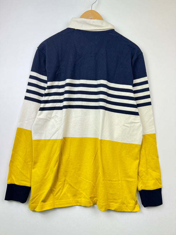 【中古美品】【メンズ】 McGREGOR マクレガー RUGGER SHIRT 111619601 ラガーシャツ 長袖 トップス 178-260620-kk-20-hon サイズ：LL カラー：イエロー 万代Net店