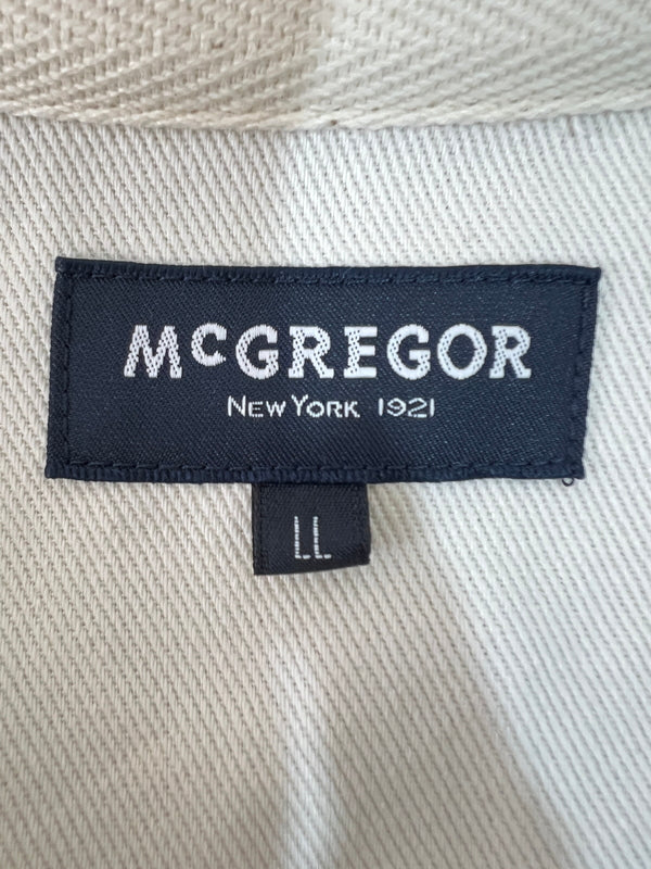【中古美品】【メンズ】 McGREGOR マクレガー RUGGER SHIRT 111619601 ラガーシャツ 長袖 トップス 178-260620-kk-20-hon サイズ：LL カラー：イエロー 万代Net店