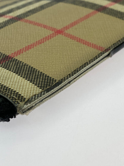 【現状渡し品】【メンズ/レディース】 BURBERRY バーバリー CANVAS CLUTCH BAG キャンバス クラッチバッグ セカンドバッグ カバン 180-260603-em-32-min カラー：ベージュ系 万代Net店