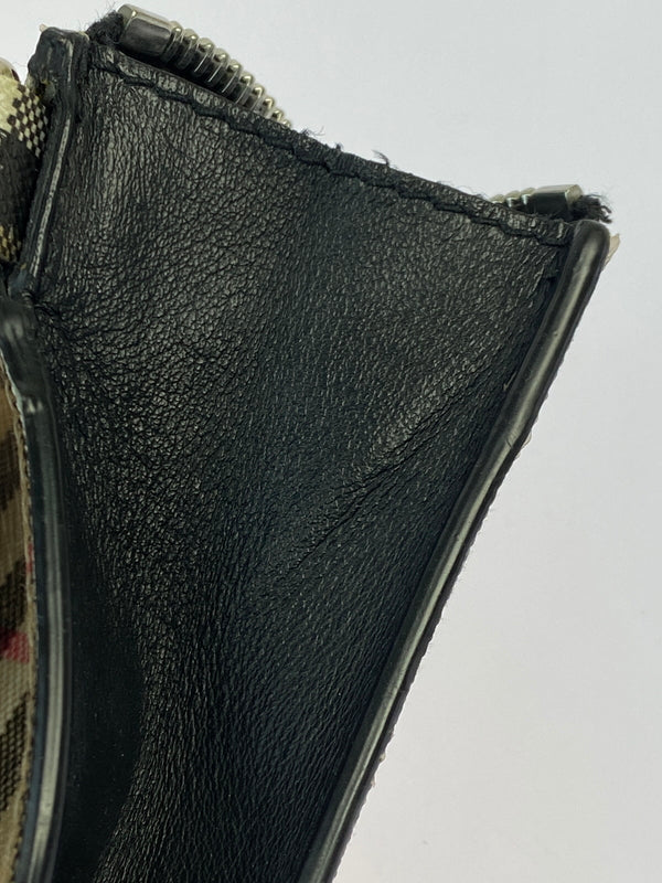 【現状渡し品】【メンズ/レディース】 BURBERRY バーバリー CANVAS CLUTCH BAG キャンバス クラッチバッグ セカンドバッグ カバン 180-260603-em-32-min カラー：ベージュ系 万代Net店