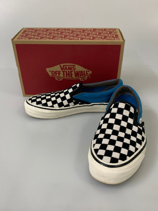 【中古品】【メンズ】 VANS LIBERAIDERS SLIP-ON リベレイダース スリッポン メンズ シューズ 靴 162-260603-em-16-min サイズ：26.0cm カラー：ブルー×マシュマロ 万代Net店