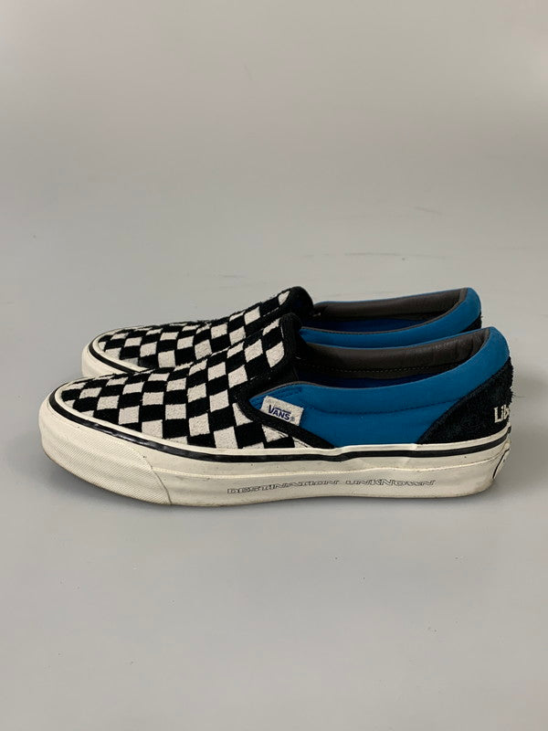 【中古品】【メンズ】 VANS LIBERAIDERS SLIP-ON リベレイダース スリッポン メンズ シューズ 靴 162-260603-em-16-min サイズ：26.0cm カラー：ブルー×マシュマロ 万代Net店