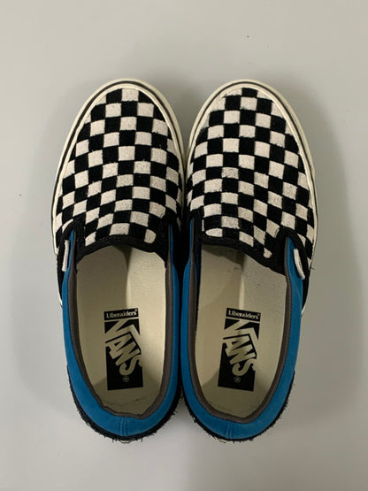 【中古品】【メンズ】 VANS LIBERAIDERS SLIP-ON リベレイダース スリッポン メンズ シューズ 靴 162-260603-em-16-min サイズ：26.0cm カラー：ブルー×マシュマロ 万代Net店