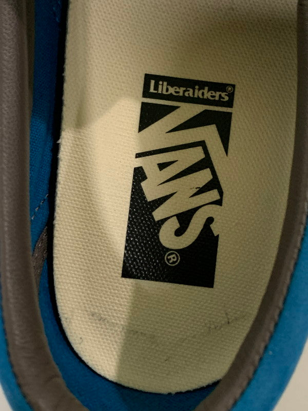 【中古品】【メンズ】 VANS LIBERAIDERS SLIP-ON リベレイダース スリッポン メンズ シューズ 靴 162-260603-em-16-min サイズ：26.0cm カラー：ブルー×マシュマロ 万代Net店