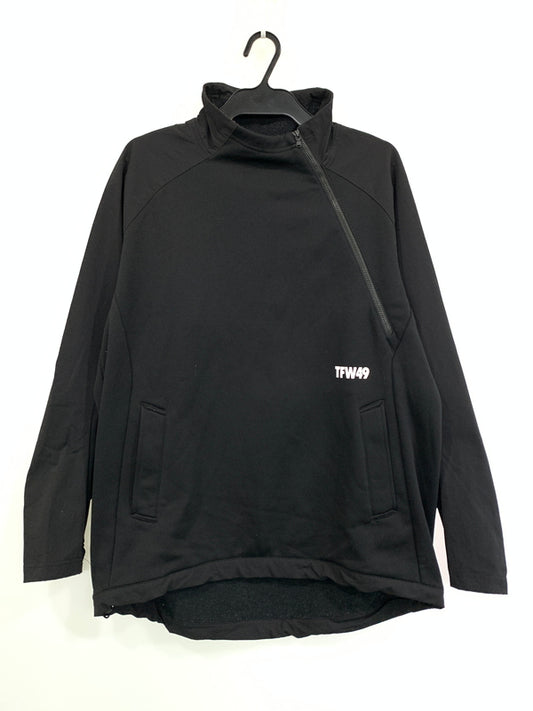 【中古品】【メンズ】 TFW49 ティーエフダブリュー T042220006 HALF ZIP PULLOVER ハーフジッププルオーバー アウター 148-260531-AS-12-min サイズ：XL カラー：ブラック 万代Net店