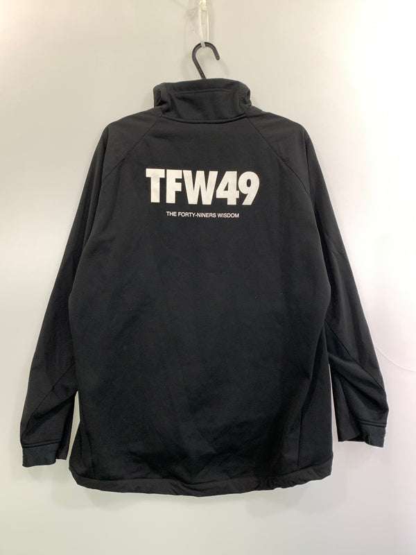 【中古品】【メンズ】 TFW49 ティーエフダブリュー T042220006 HALF ZIP PULLOVER ハーフジッププルオーバー アウター 148-260531-AS-12-min サイズ：XL カラー：ブラック 万代Net店