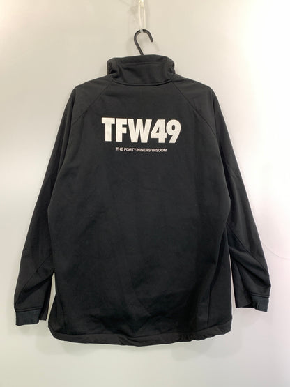 【中古品】【メンズ】 TFW49 ティーエフダブリュー T042220006 HALF ZIP PULLOVER ハーフジッププルオーバー アウター 148-260531-AS-12-min サイズ：XL カラー：ブラック 万代Net店