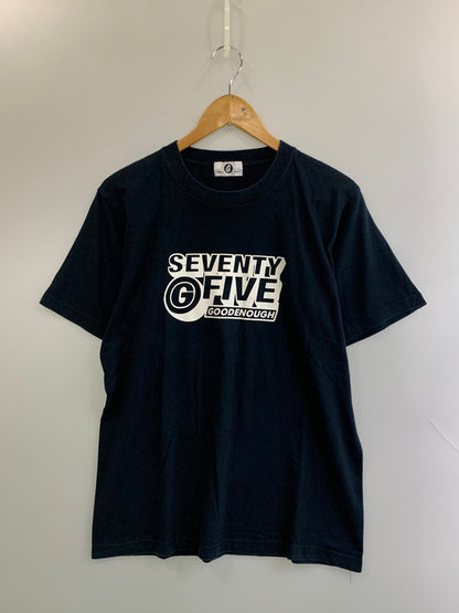 【中古品】【メンズ】 GOODENOUGH グッドイナフ SEVENTY FIVE TEE セブンティファイブ 半袖Tシャツ 142-260610-kt-05-min サイズ：サイズ不明 カラー：ブラック 万代Net店