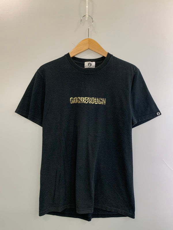 【中古品】【メンズ】 GOODENOUGH グッドイナフ LOGO SS TEE ロゴTシャツ 半袖TEE 142-260610-kt-04-min サイズ：サイズ不明 カラー：ブラック 万代Net店