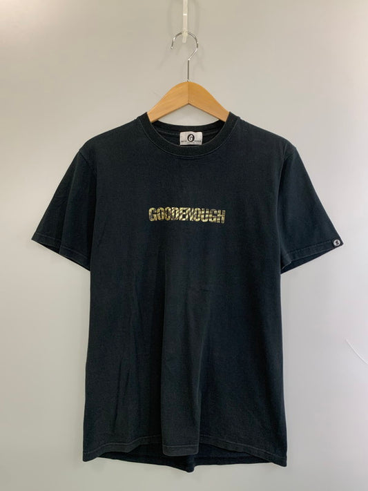 【中古品】【メンズ】 GOODENOUGH グッドイナフ LOGO SS TEE ロゴTシャツ 半袖TEE 142-260610-kt-04-min サイズ：サイズ不明 カラー：ブラック 万代Net店