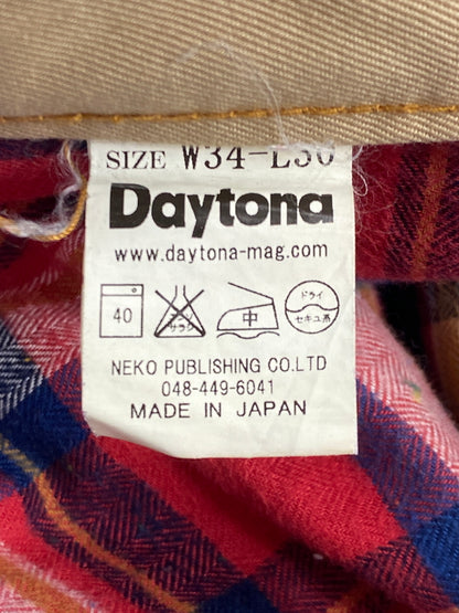 【中古品】【メンズ】 DAYTONA デイトナ チノ デニムドッキングパンツ メンズ ボトムス 156-260612-em-28-min サイズ：34×30 カラー：ベージュ/インディゴ 万代Net店