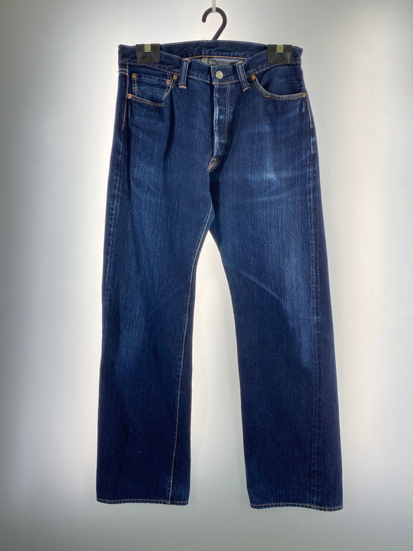 【中古品】【メンズ】 THE FLAT HEAD ザフラットヘッド DENIM PANTS R.J.B D001 デニム パンツ メンズ ボトムス ジーンズ ジーパン 156-260612-em-29-min サイズ：34 カラー：インディゴブルー 万代Net店