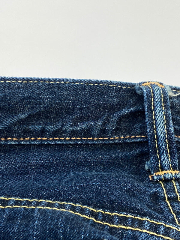 【中古品】【メンズ】 THE FLAT HEAD ザフラットヘッド DENIM PANTS R.J.B D001 デニム パンツ メンズ ボトムス ジーンズ ジーパン 156-260612-em-29-min サイズ：34 カラー：インディゴブルー 万代Net店