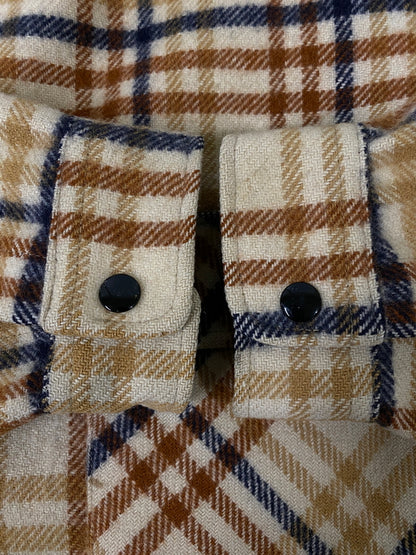 【中古品】【メンズ】 PENDLETON ペンドルトン 70S WOOL JACKET ７０年代 ウール ジャケット メンズ アウター ヴィンテージ 144-260615-em-06-min サイズ：M カラー：ベージュ系 万代Net店