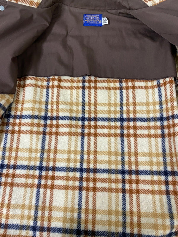 【中古品】【メンズ】 PENDLETON ペンドルトン 70S WOOL JACKET ７０年代 ウール ジャケット メンズ アウター ヴィンテージ 144-260615-em-06-min サイズ：M カラー：ベージュ系 万代Net店