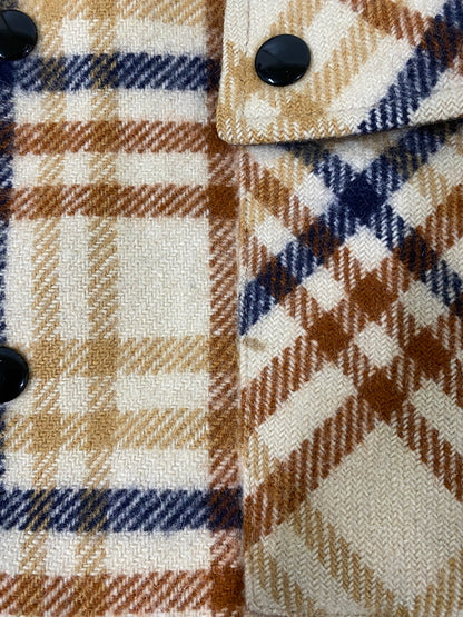 【中古品】【メンズ】 PENDLETON ペンドルトン 70S WOOL JACKET ７０年代 ウール ジャケット メンズ アウター ヴィンテージ 144-260615-em-06-min サイズ：M カラー：ベージュ系 万代Net店