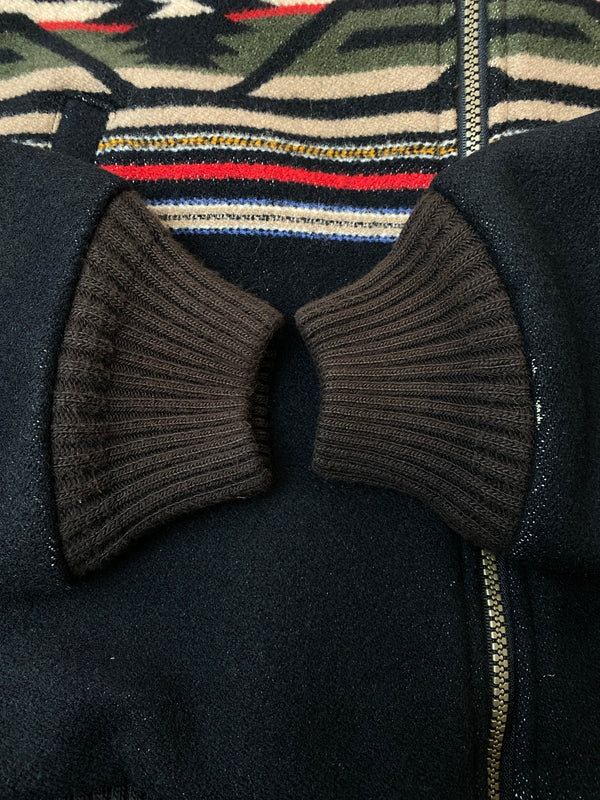 【中古品】【メンズ】 PENDLETON ペンドルトン ORTEGA PATTERN WOOL JACKET オルテガパターン ウールジャケット アウター 144-260602-yn-11-min サイズ：S カラー：ブラック 万代Net店