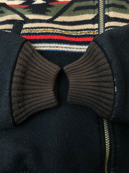 【中古品】【メンズ】 PENDLETON ペンドルトン ORTEGA PATTERN WOOL JACKET オルテガパターン ウールジャケット アウター 144-260602-yn-11-min サイズ：S カラー：ブラック 万代Net店