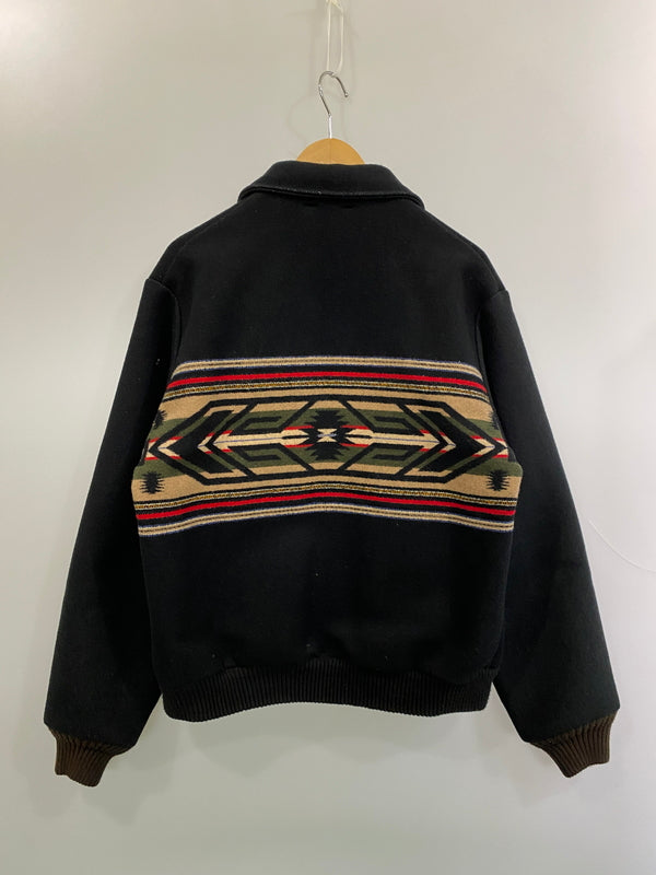 【中古品】【メンズ】 PENDLETON ペンドルトン ORTEGA PATTERN WOOL JACKET オルテガパターン ウールジャケット アウター 144-260602-yn-11-min サイズ：S カラー：ブラック 万代Net店