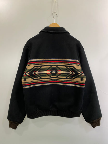 【中古品】【メンズ】 PENDLETON ペンドルトン ORTEGA PATTERN WOOL JACKET オルテガパターン ウールジャケット アウター 144-260602-yn-11-min サイズ：S カラー：ブラック 万代Net店