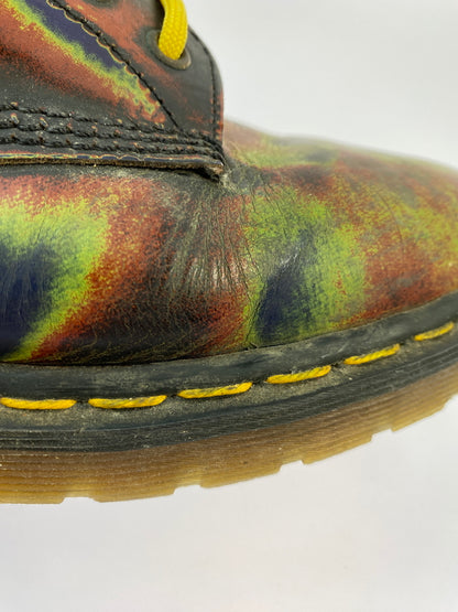 【中古品】【メンズ】 DR.MARTENS ドクターマーチン RUB OFF GRUNGE 8HOLE BOOTS 靴 シューズ ブーツ 164-260531-AS-75-min サイズ：下記参照 カラー：マルチカラー 万代Net店