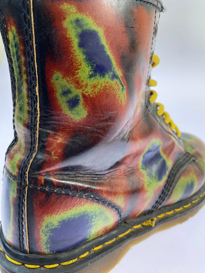 【中古品】【メンズ】 DR.MARTENS ドクターマーチン RUB OFF GRUNGE 8HOLE BOOTS 靴 シューズ ブーツ 164-260531-AS-75-min サイズ：下記参照 カラー：マルチカラー 万代Net店