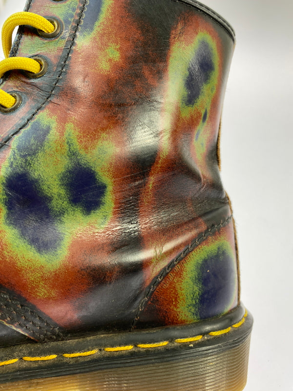 【中古品】【メンズ】 DR.MARTENS ドクターマーチン RUB OFF GRUNGE 8HOLE BOOTS 靴 シューズ ブーツ 164-260531-AS-75-min サイズ：下記参照 カラー：マルチカラー 万代Net店