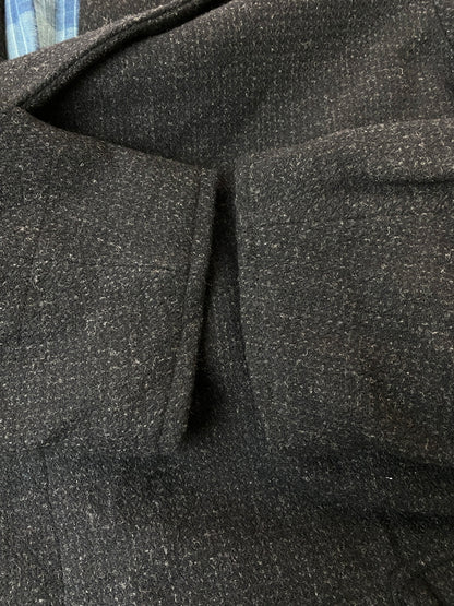 【中古品】【メンズ】 SUGAR CANE シュガーケーン 20OZ WOOL COVERT CHECK COAT SC14287 ウールコバートチェックコート アウター 145-260602-yn-18-min サイズ：42 カラー：ブラック 万代Net店