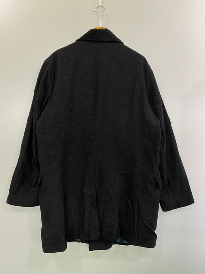 【中古品】【メンズ】 SUGAR CANE シュガーケーン 20OZ WOOL COVERT CHECK COAT SC14287 ウールコバートチェックコート アウター 145-260602-yn-18-min サイズ：42 カラー：ブラック 万代Net店