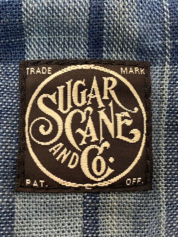 【中古品】【メンズ】 SUGAR CANE シュガーケーン 20OZ WOOL COVERT CHECK COAT SC14287 ウールコバートチェックコート アウター 145-260602-yn-18-min サイズ：42 カラー：ブラック 万代Net店