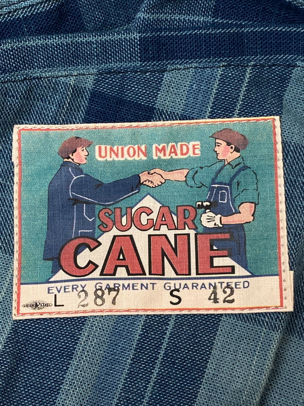 【中古品】【メンズ】 SUGAR CANE シュガーケーン 20OZ WOOL COVERT CHECK COAT SC14287 ウールコバートチェックコート アウター 145-260602-yn-18-min サイズ：42 カラー：ブラック 万代Net店
