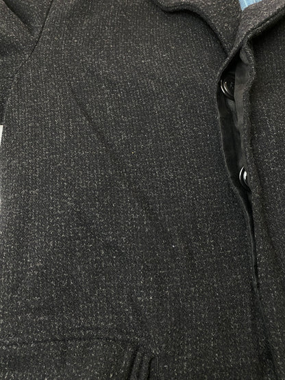 【中古品】【メンズ】 SUGAR CANE シュガーケーン 20OZ WOOL COVERT CHECK COAT SC14287 ウールコバートチェックコート アウター 145-260602-yn-18-min サイズ：42 カラー：ブラック 万代Net店