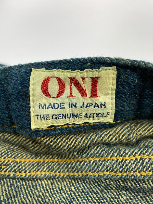 【中古品】【メンズ】 ONI DENIM オニ デニム RELAX TAPERED DENIM PANT ONI-122ZR-S リラックステーパード 20オンス デニムパンツ メンズ ボトムス ジーパン ジーンズ 156-260612-em-30-min サイズ：32 カラー：インディゴブルー 万代Net店