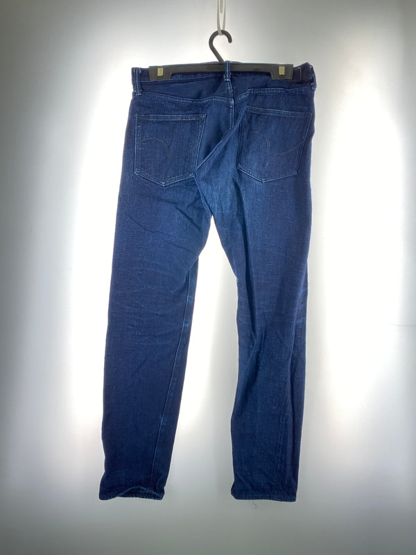 【中古品】【メンズ】 ONI DENIM オニ デニム RELAX TAPERED DENIM PANT ONI-612 リラックス テーパード デニム パンツ メンズ ボトムス ジーンズ ジーパン 156-260612-em-31-min サイズ：32 カラー：インディゴブルー 万代Net店