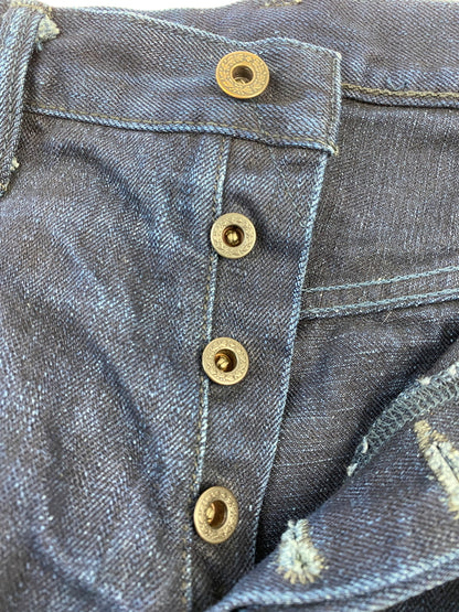 【中古品】【メンズ】 ONI DENIM オニ デニム RELAX TAPERED DENIM PANT ONI-612 リラックス テーパード デニム パンツ メンズ ボトムス ジーンズ ジーパン 156-260612-em-31-min サイズ：32 カラー：インディゴブルー 万代Net店