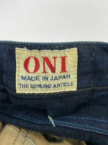 【中古品】【メンズ】 ONI DENIM オニ デニム RELAX TAPERED DENIM PANT ONI-612 リラックス テーパード デニム パンツ メンズ ボトムス ジーンズ ジーパン 156-260612-em-31-min サイズ：32 カラー：インディゴブルー 万代Net店