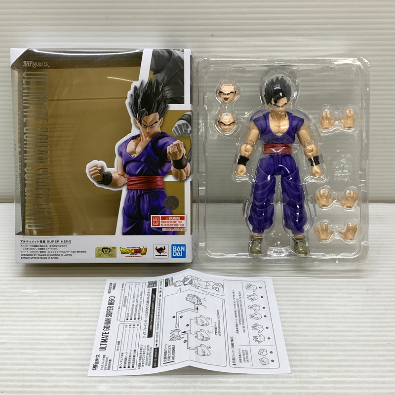 【現状渡し品】 ドラゴンボール超 S.H.figuarts アルティメット悟飯 SUPER HERO バンダイ フィギュアーツ 魂ウェブ商店 フィギュア 050-260803-em-04-min 万代Net店