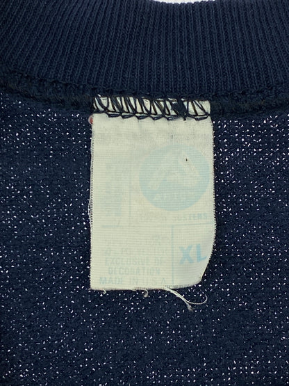 【中古品】【メンズ】 ARTEX アーテックス 80S SNOOPY BUFFALO SWEATSHIRT 80年代 スヌーピー バッファロー スウェットシャツ メンズ 長袖 トップス 146-260612-em-23-min サイズ：XL カラー：ネイビー 万代Net店